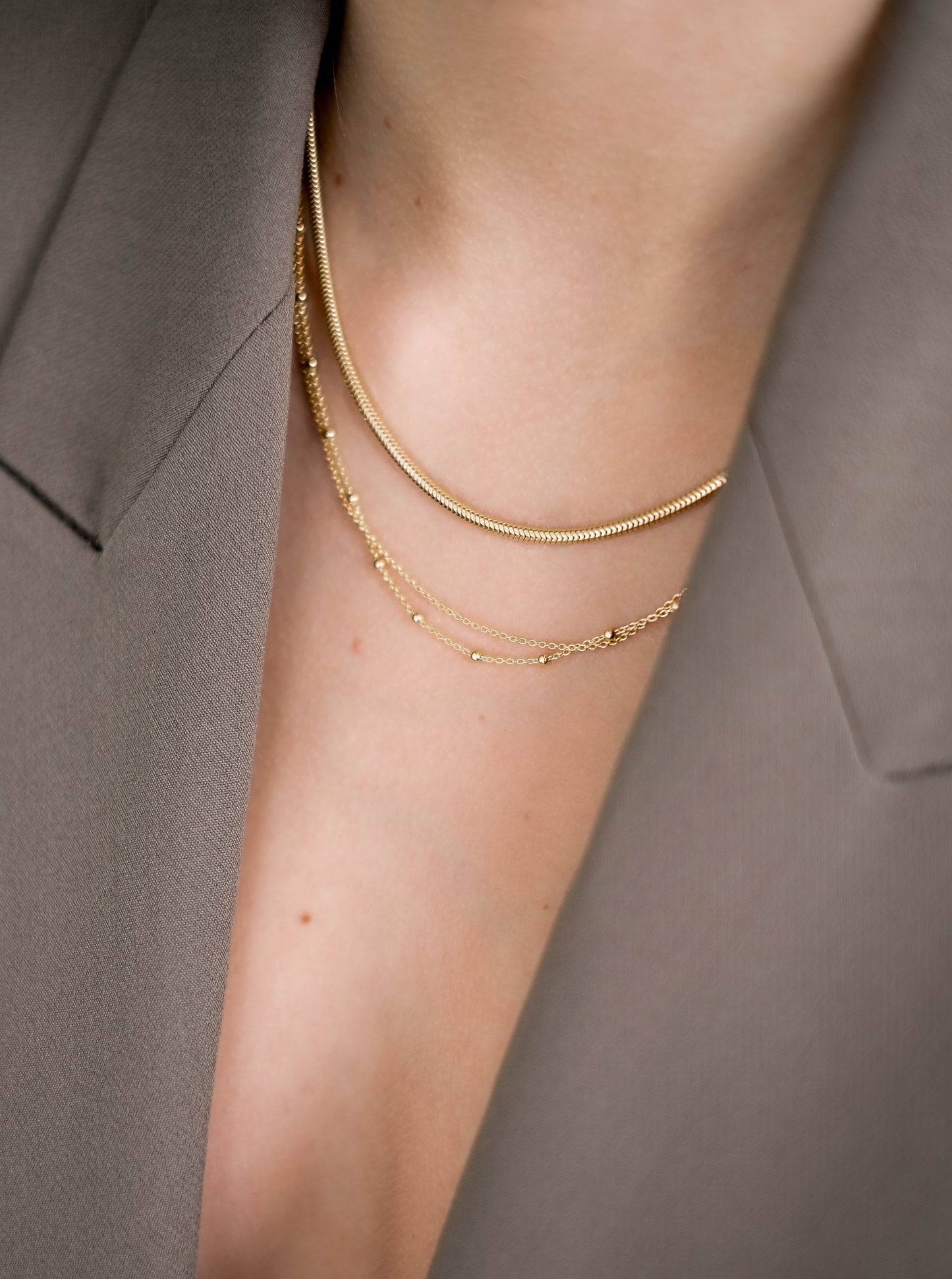 ORB GOLD-PLATED NECKLACE