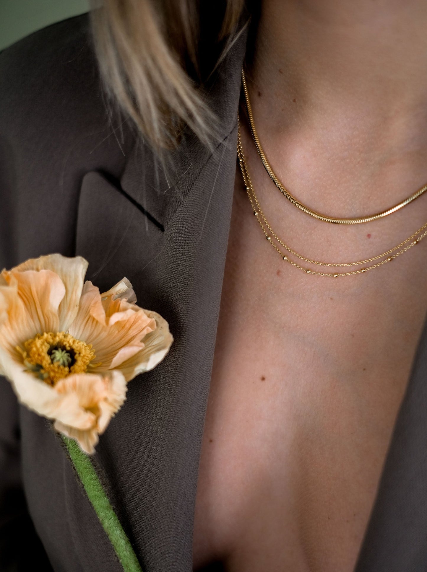 ORB GOLD-PLATED NECKLACE